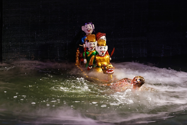 Hanoï-Thang Long water puppet show-035